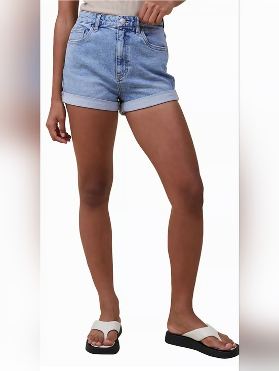 Cotton On Pants - Cotton On High Rise Stretch Denim Shorts